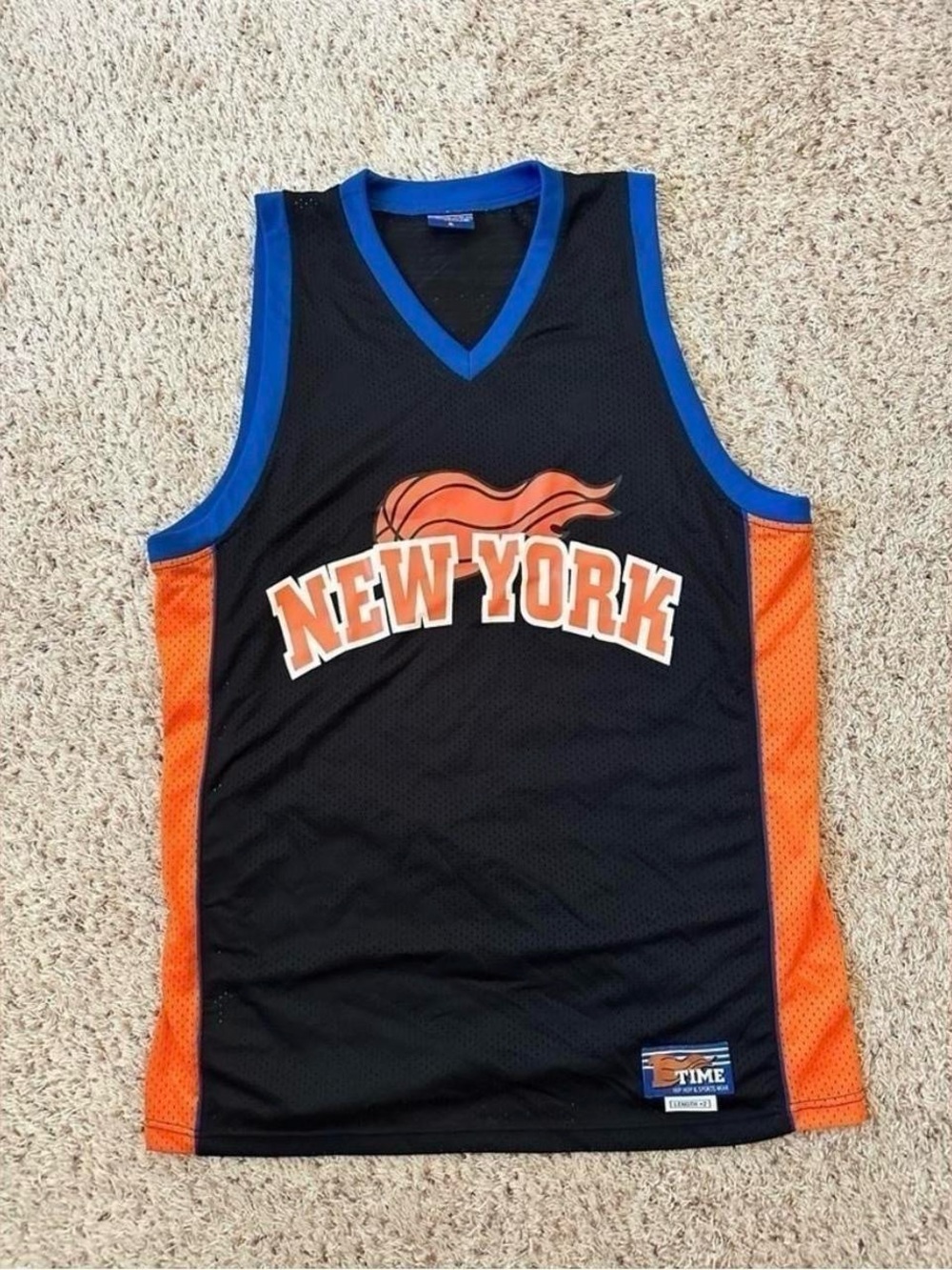 New York City Basketball Jersey Time Hip Hop & Sportswear Sz XL